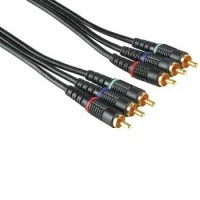 Hama YUV-/RGB Connecting Cable 3 RCA (phono) Plugs- 3 RCA (phono) Plugs, 10m (00048629)